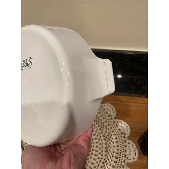 Corning Ware 1 QT Buffet Server Round Casserole Dish w/Lid - Picture 7 of 8